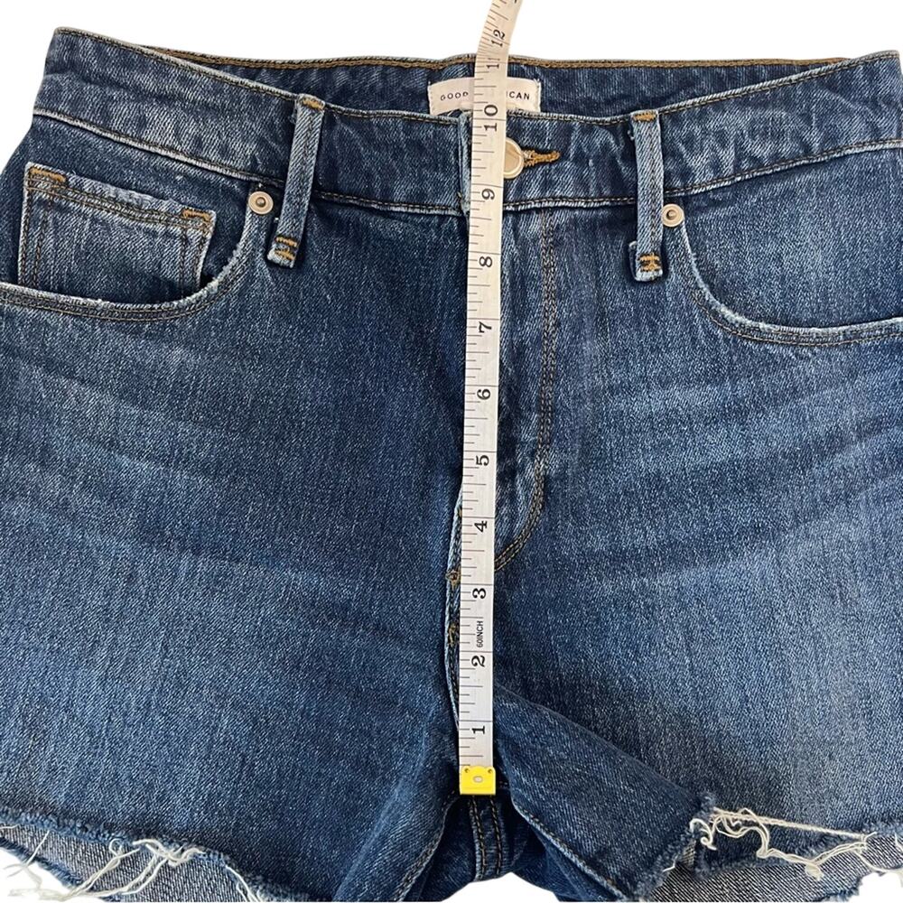 Good American Cut Off Denim Shorts - Picture 7 of 11